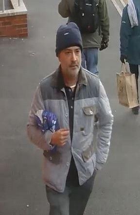 DO YOU KNOW HIM? Police are keen to speak to this man in connection with a robbery at TSB bank in Netherfield