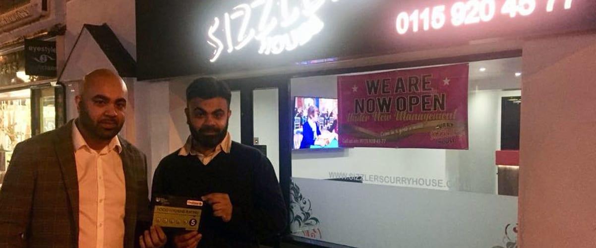 New management team at Arnold takeaway celebrate five-star hygiene rating