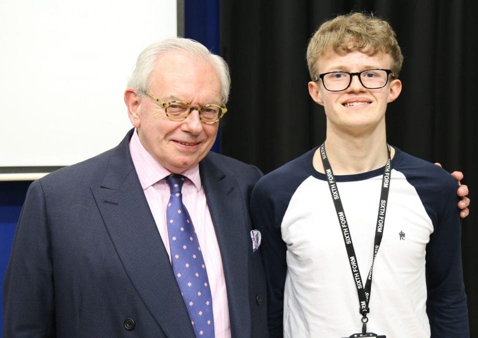 World-renowned TV historian David Starkey answers plea from pupil to give Tudor talk at Carlton le Willows Academy