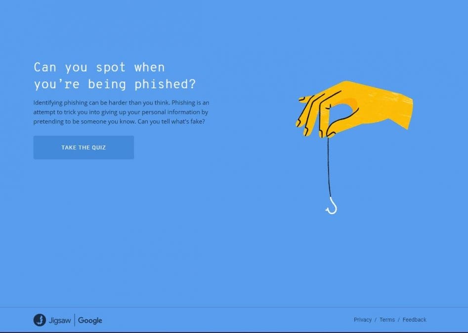 Think you can spot a phish? People in Gedling borough are being challenged to take Google’s new quiz and find out