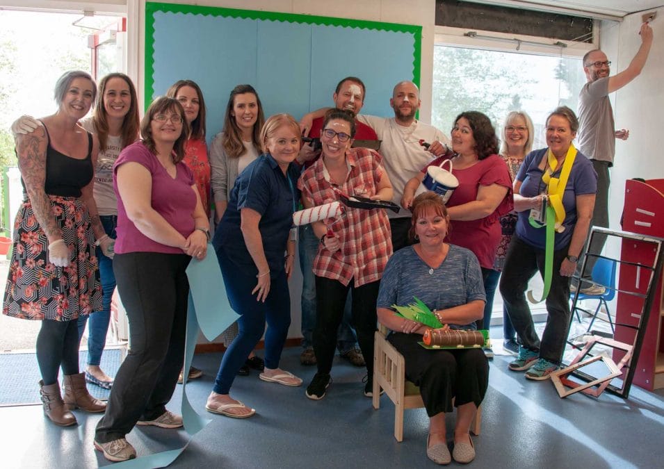 Carlton school’s call for help is answered as volunteers help transform dated classroom space