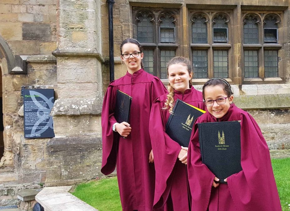 These Gedling girls have become Southwell Minster’s youngest ever female choir singers