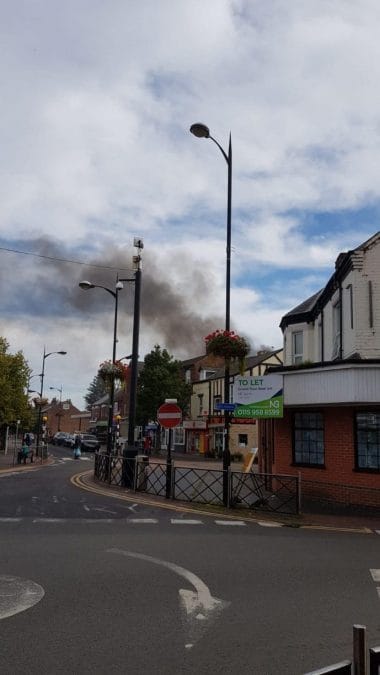 Firefighters tackle blaze in Netherfield