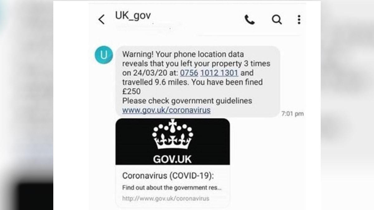 People in Gedling borough warned to ignore scam text claiming they have been fined for going out during coronavirus lockdown