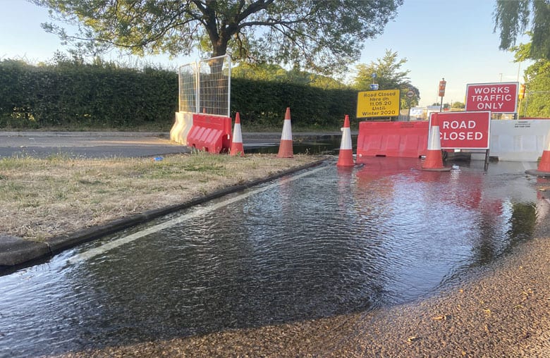 Residents without water in Carlton,Gedling,Netherfield and villages after ‘third party’ damages pipe near Burton Joyce