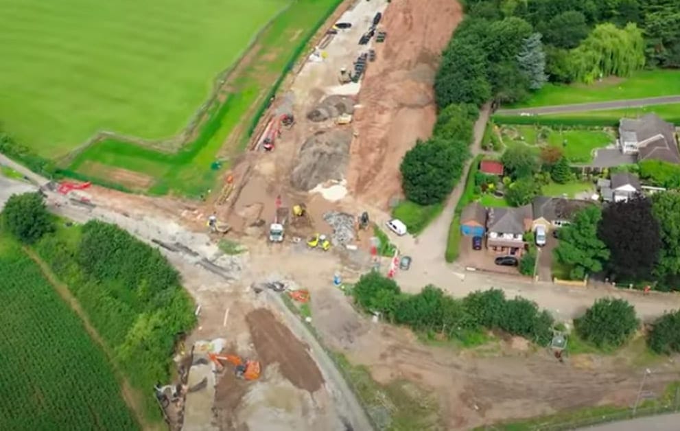 VIDEO: See latest progress made on Gedling Access Road works in new flyover video