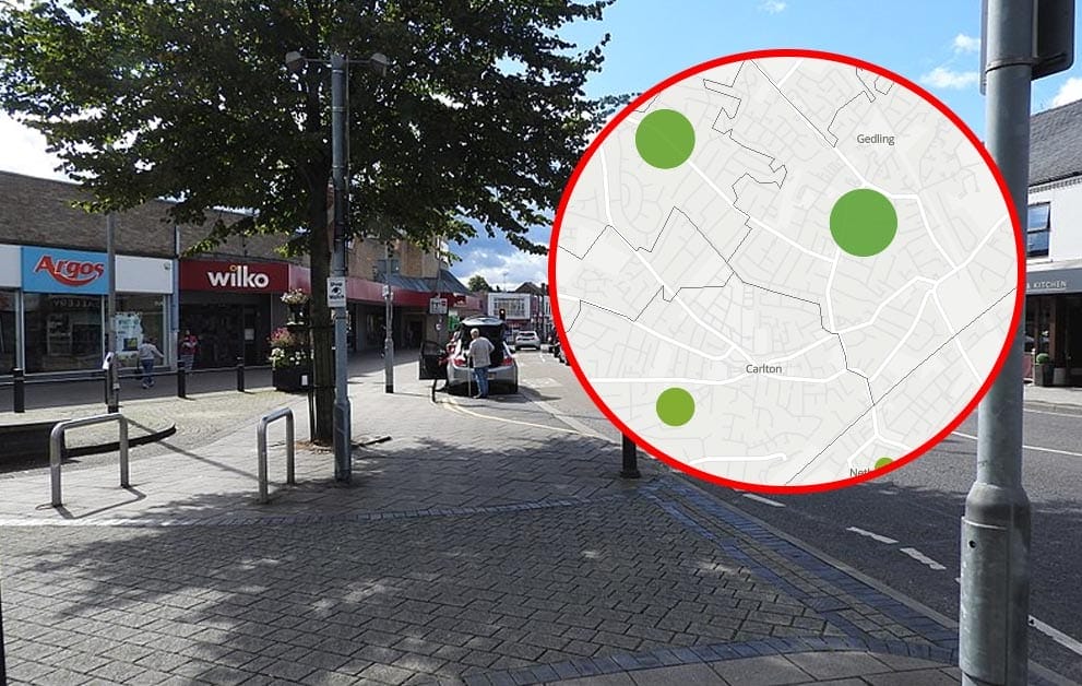 Covid death map gedling