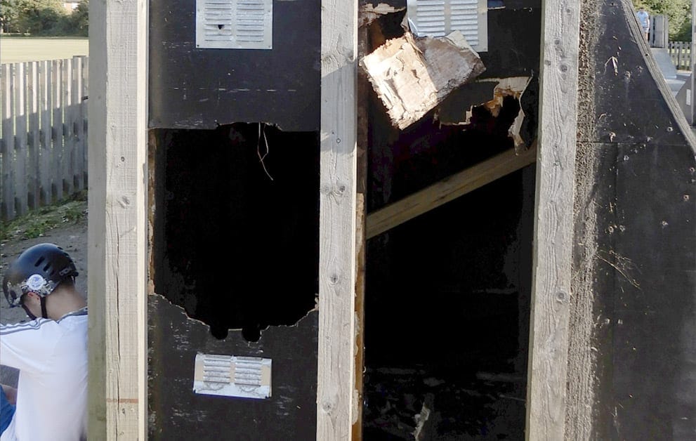 £400 repair bill for charity after vandals cause damage to Colwick Joshua Dale memorial skate park
