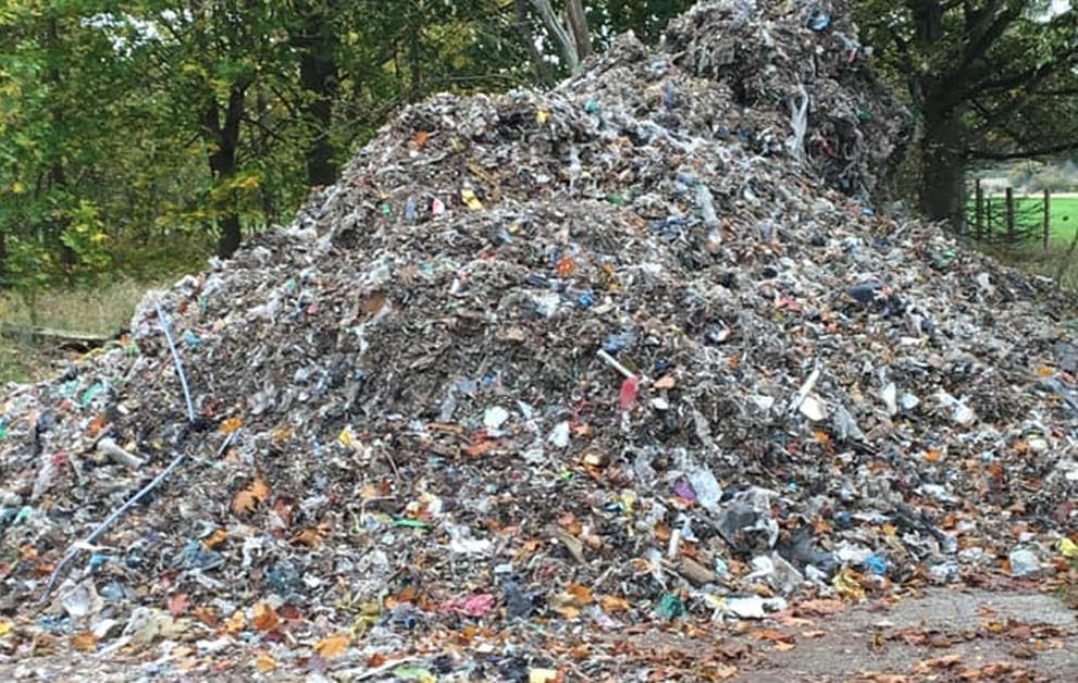 Dumped rubbish Oxton Bypass