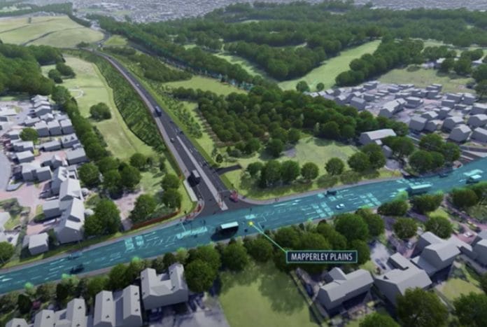 Gedling Access Road visualisation