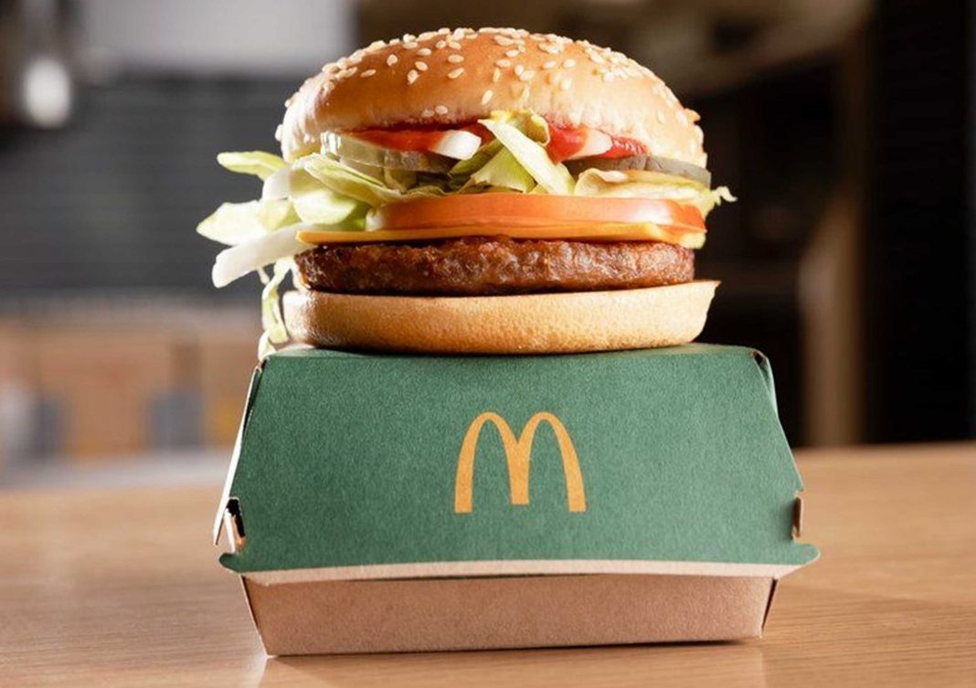 McDonalds Vegan Burger