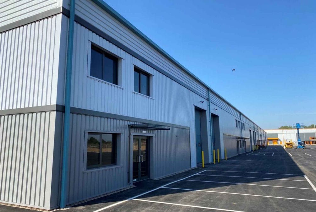First phase of construction completed at new Teal Park business development near Netherfield