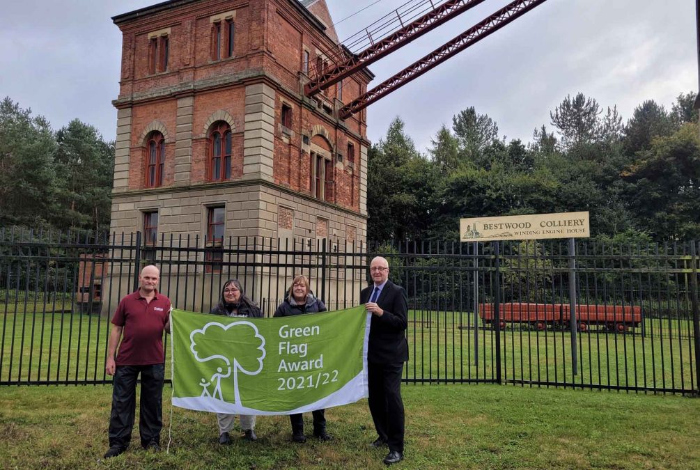 Four parks across Gedling borough have retained their prestigious Green Flag Award