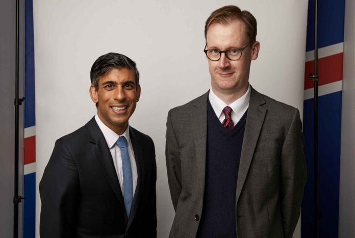 Rishi Sunak and Tom Randall