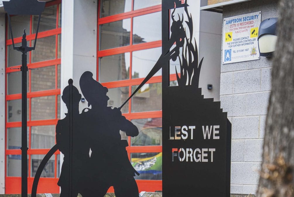 Surprise Remembrance silhouette pays tribute to brave Carlton firefighters