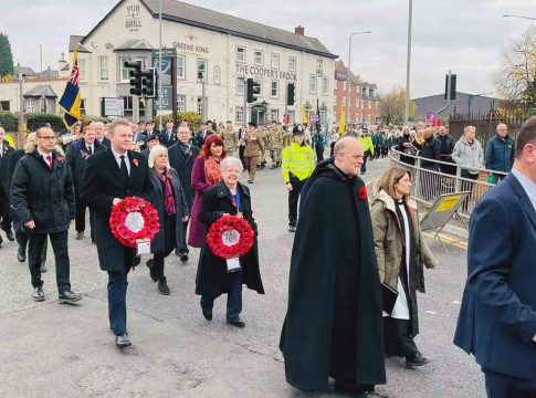 Remembrance parade Arnold 2021