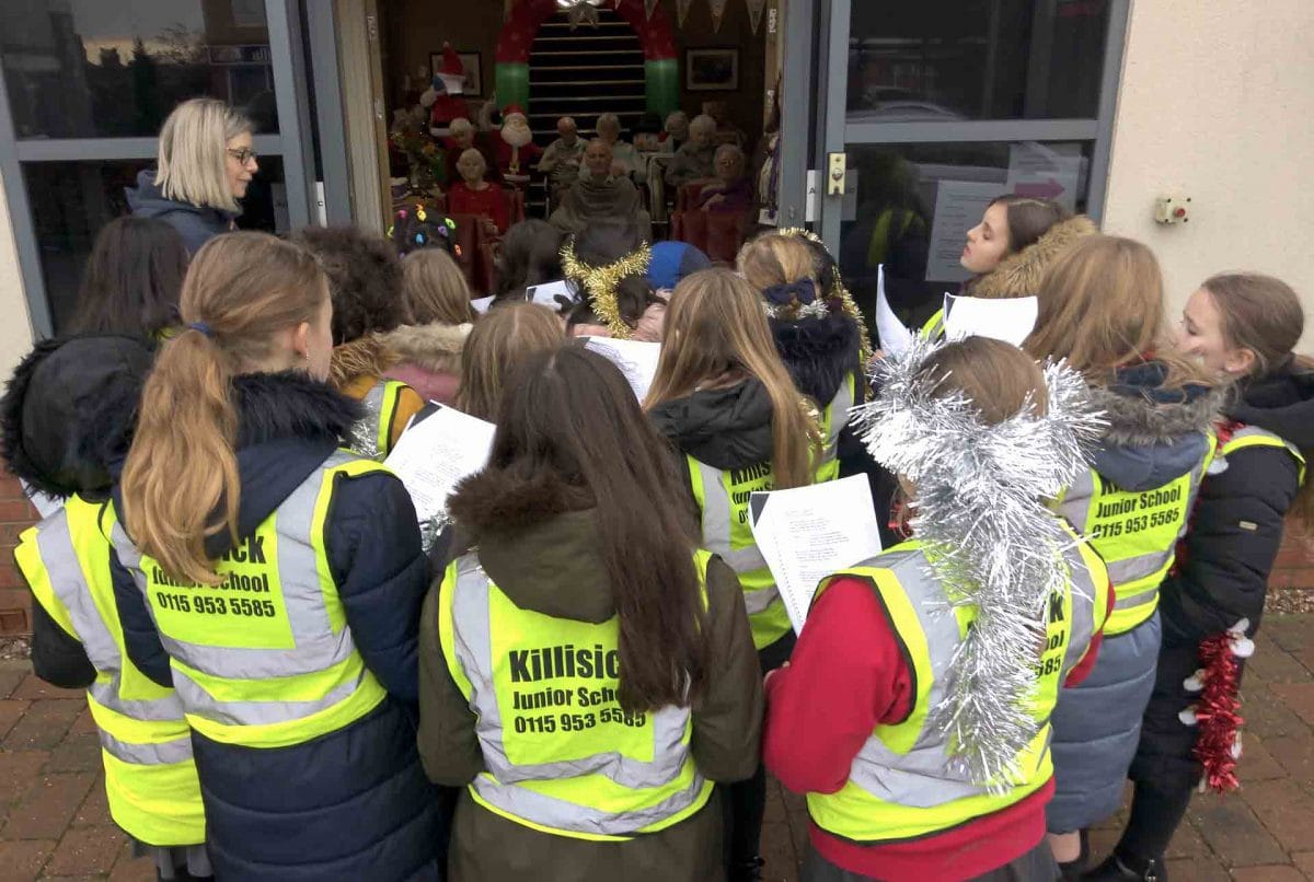 ‘It was so magical’: Killisick pupils bring tears of joy to eyes of Arnold care home residents with carol service