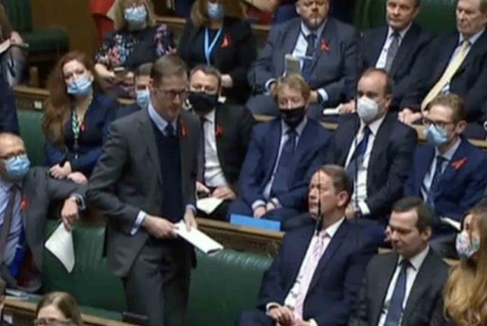 Tom Randall at PMQs