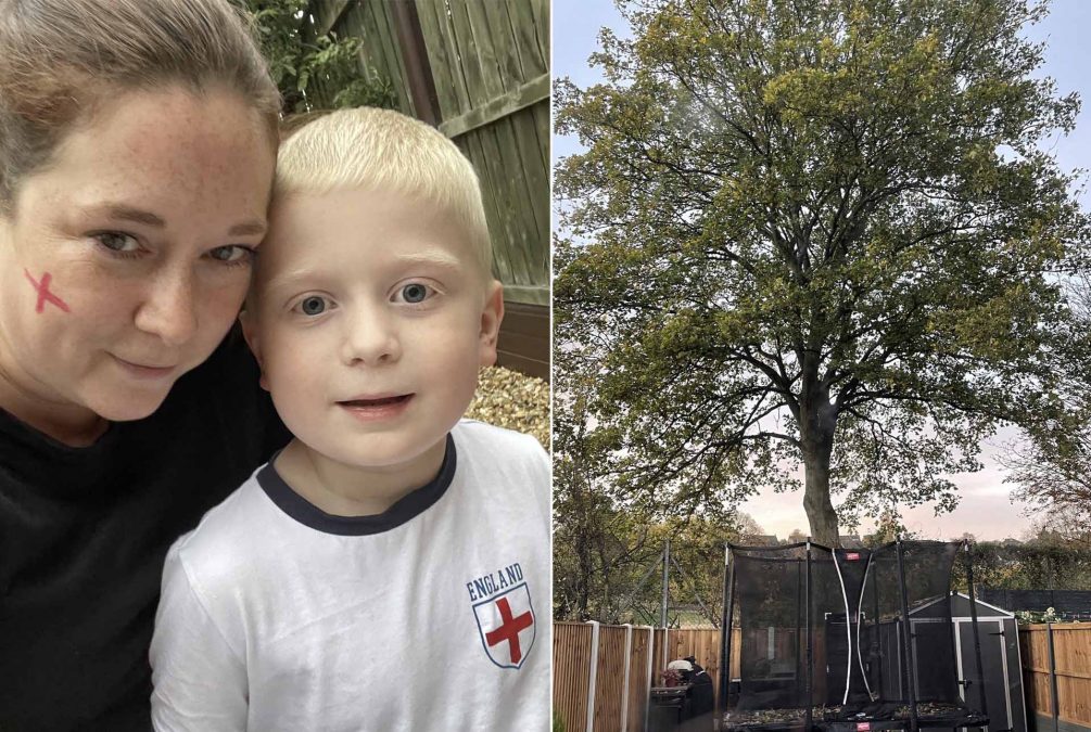 Fuming Gedling mum ‘feels ignored’ as council delays work to cut back tree that could pose threat to young son recovering from cancer
