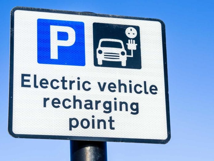Electric vehicle charging point