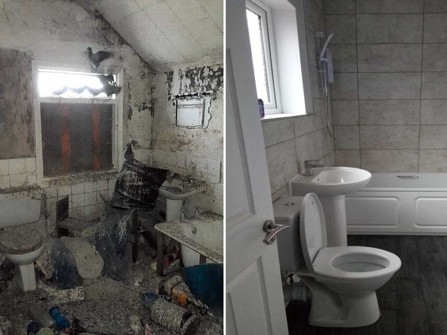 Before and after pictures reveal amazing transformation of derelict home in Arnold