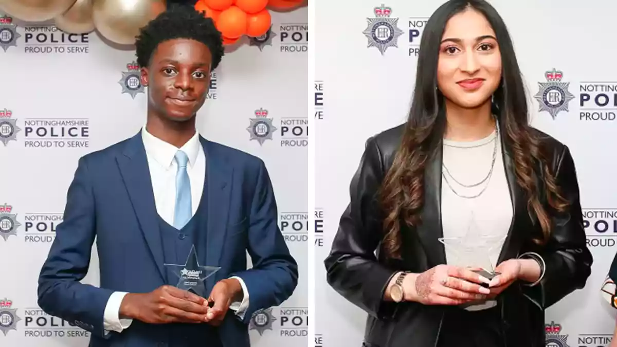 Talented youngsters from Gedling borough recognised at police awards ceremony