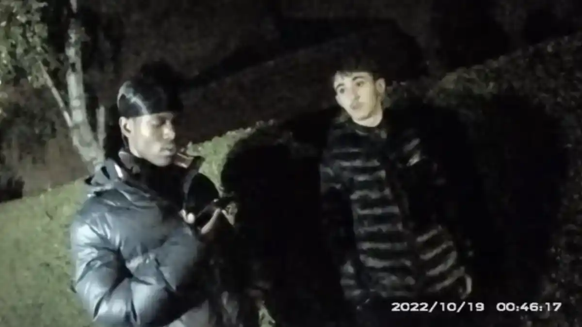 Images released after teenagers attacked and robbed by men in Arnot Hill Park