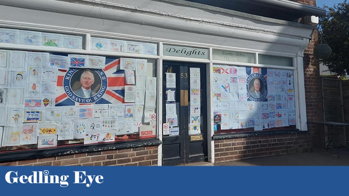 Burton Joyce children give stamp of approval to King's Coronation