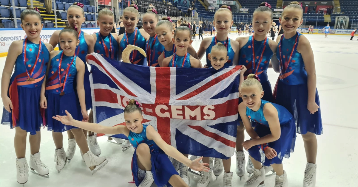 Ellie’s marathon effort raises much-needed cash for medal-winning ice skating team