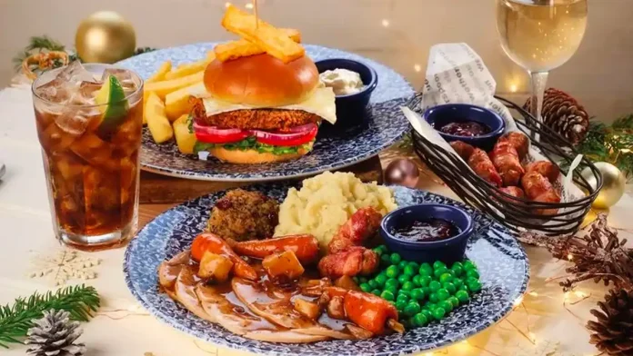 The Wetherspoons Christmas meal (PHOTO: J D Wetherspoons)