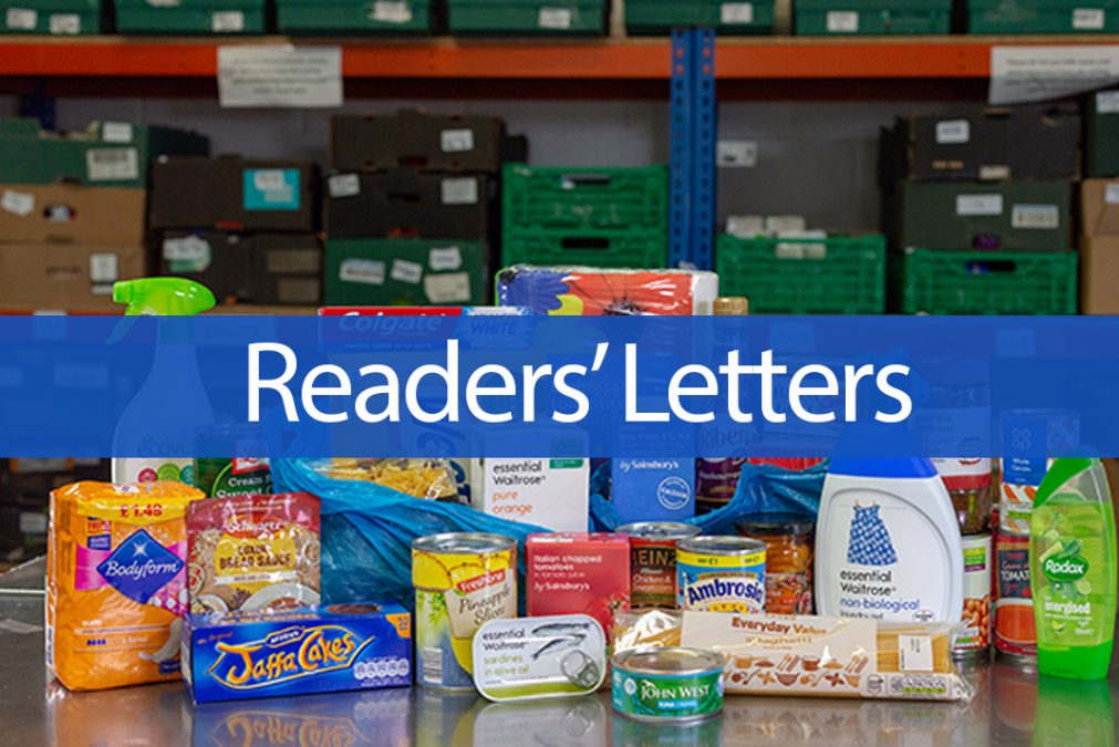 Letters: Action needed now that ‘disgraceful’ local food bank figures have been revealed