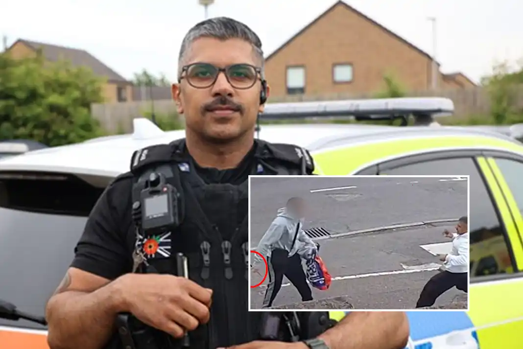 VIDEO: Off-duty police officer describes moment he tackled knife-carrying shoplifter in Arnold town centre