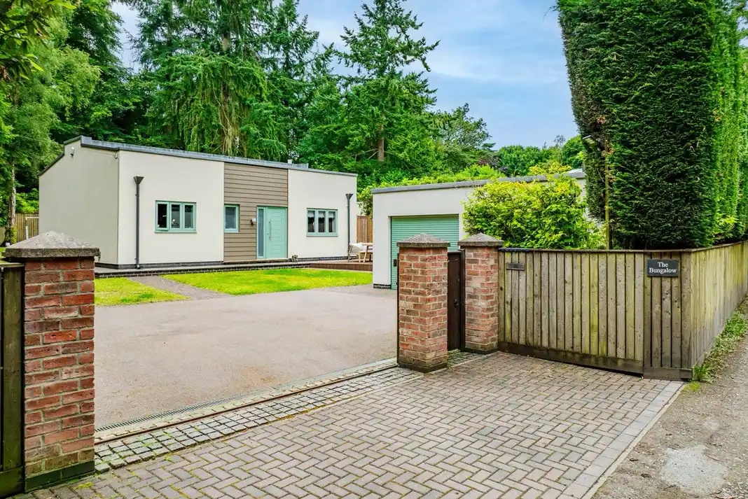 Rare chance to buy stylish bungalow nestled in grounds of historic Newstead Abbey