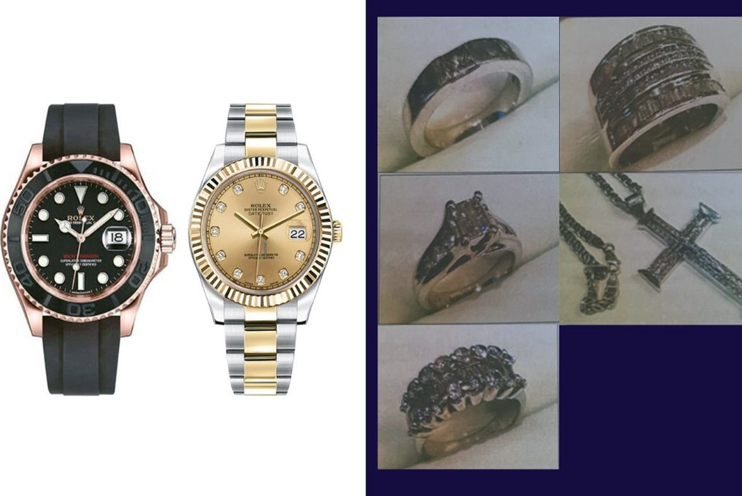 Detectives release images of stolen jewellery from Ravenshead home