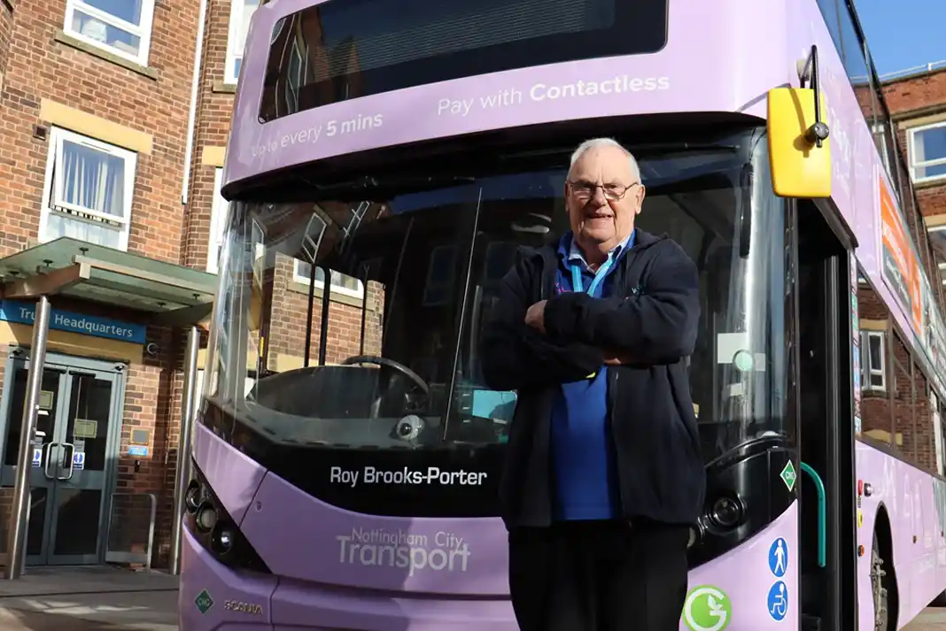 Double-decker honour for 84-year-old Mapperley man called ‘beacon of inspiration’